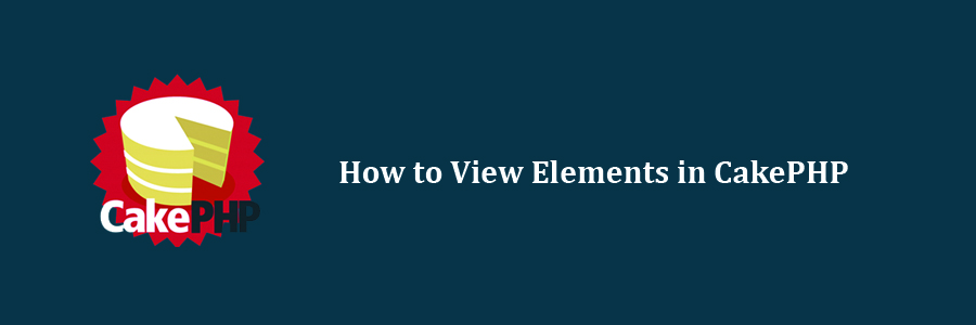 View Elements in CakePHP