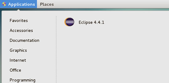 CentOS-7-Eclipse-4.4-Luna-Gnome