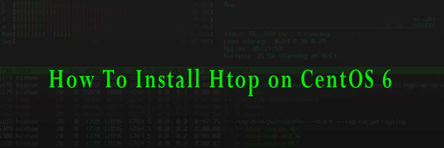 Install Htop on CentOS 6