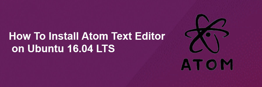 Install Atom Text Editor on Ubuntu