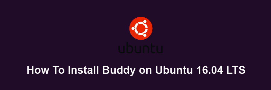 Install Buddy on Ubuntu 16
