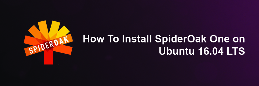 Install SpiderOak One on Ubuntu 16