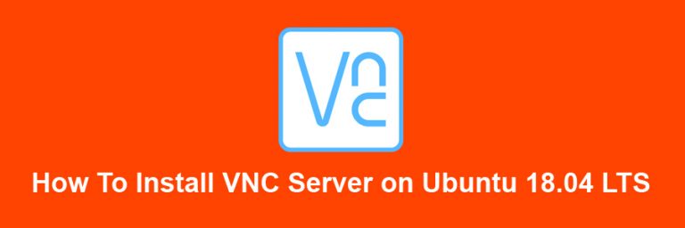 install vnc server on ubuntu 18.04