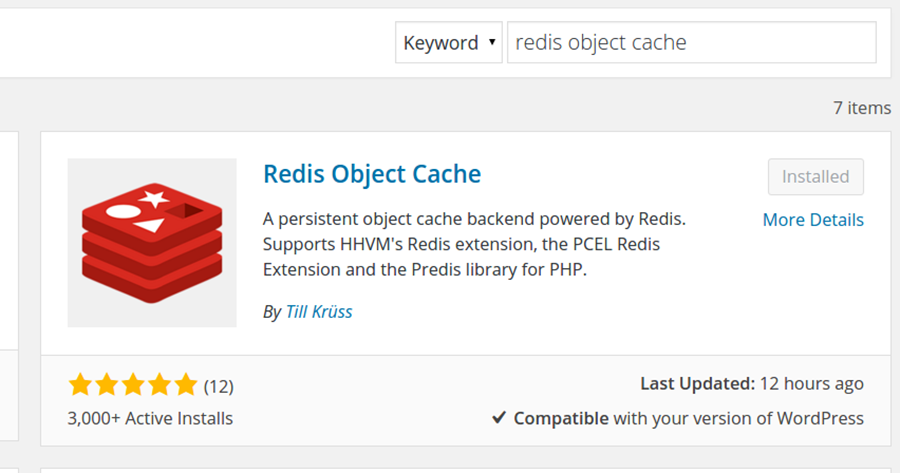 redis-object-cache