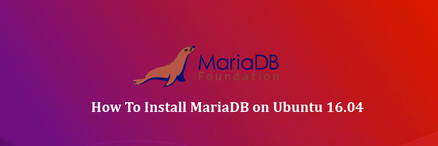Install MariaDB on Ubuntu 16