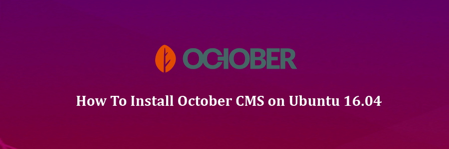 Install October CMS on Ubuntu 16