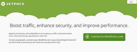 Jetpack requires you to link your site to WordPress.com