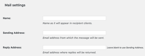 sendgrid mail settings
