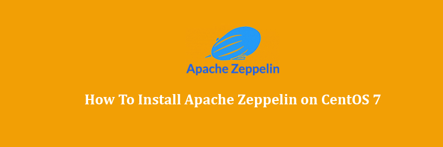 Apache Zeppelin on CentOS 7