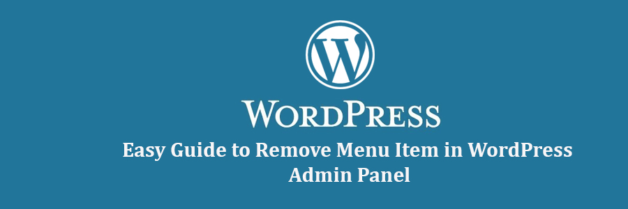 Remove Menu Item in WordPress Admin Panel